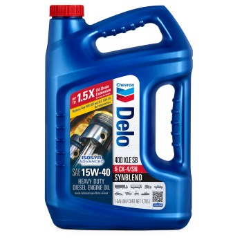 Chevron 400XLE Synthetic Motor Oil, 15W-40 - 1 Gallon
