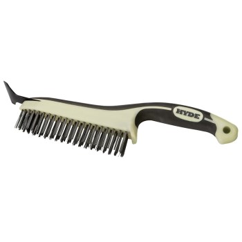 Wire Brush with Scraper - 11-3/4"