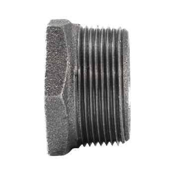 Anvil/Mueller Malleable Hex Bushing, Black - 1-1/2" x 1-1/4"