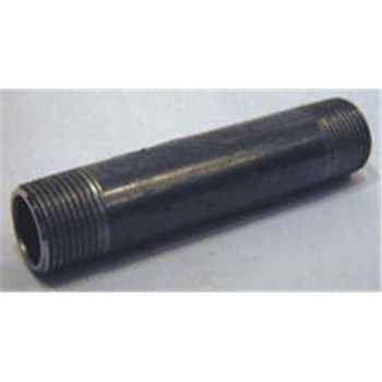 Pipe Nipple, Black Steel - 3/4" x 4"