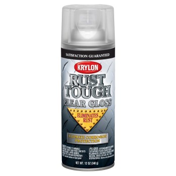 Rust Tough Enamel, Gloss Clear - 12 oz