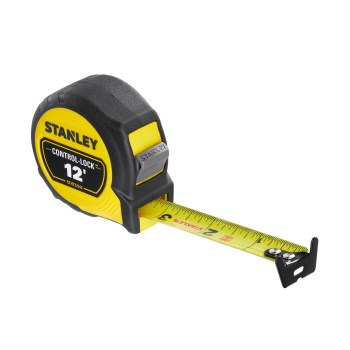Stanley CONTROL-LOCK Tape Measure - 12 Ft