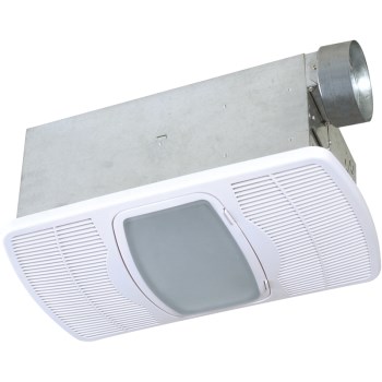 Combination Exhaust Fan w/Heat & Light ~70 CFM