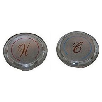 Delex Replacement Faucet Buttons ~ Hot/Cold