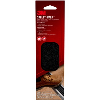 Safety Tape - Black Step Treads, black - 2 x 9 inch 