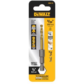 DeWalt Impact Ready Titanium Drill Bit - 5/32"