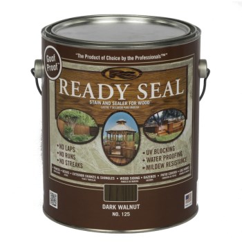 Ready Seal Wood Stain and Sealant, Walnut  ~ Gallon