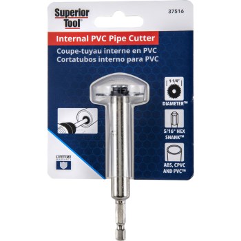 Superior Tool Internal PVC Pipe Cutter - 1-1/4"