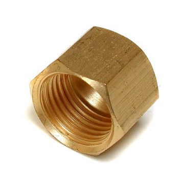 Dial Brass Compression Nut for Evaporative Coolers - 1/4" (5pk)