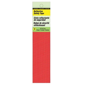 Hy-Ko Reflective Safety Tape Strips, Red