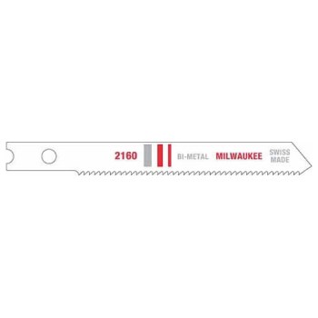 Milwaukee U-Shank Bi-Metal Jig Saw Blade - 2-3/4", 24 TPI, 5pk