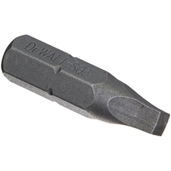 DeWalt #3 Square Recess Power Bit, 1" - 2pk