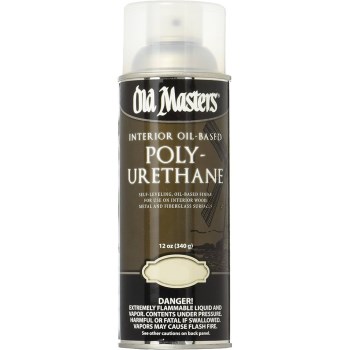 Polyurethane Aerosol Spray, Clear Gloss - 12.8 oz