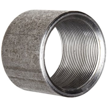 Merchant Coupling, Black Steel - 1"