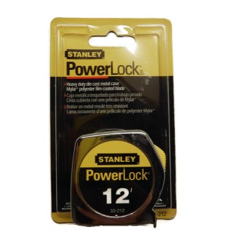 Stanley PowerLock Tape Measure - 1/2" x 12 Ft