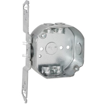 Octagon Box With Bracket, 4 inch