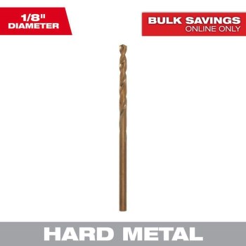 Milwaukee Red Helix Cobalt Drill Bit - 1/8"