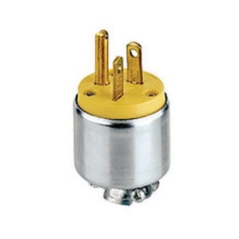 Armored Grounding Plug, 20A - Yellow