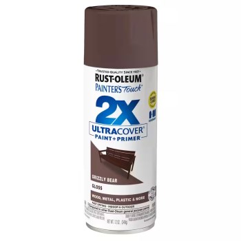 Rust-Oleum 2X Spray Paint  Grizzly Bear Gloss  12 oz