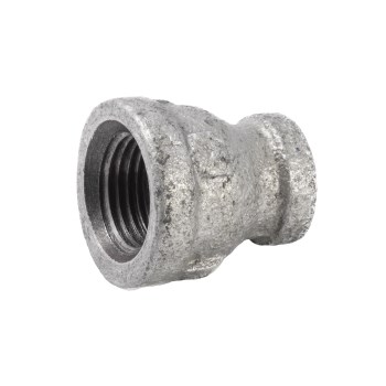Anvil/Mueller Malleable Reducing Coupling, Galvanized - 3/8" x 1/4"