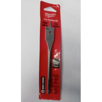 Milwaukee Flat Boring Bit - 3/4" x 6"