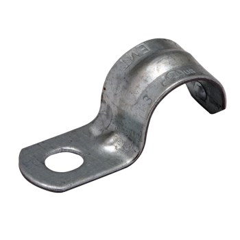 Conduit Strap, One Hole, Steel, 3/4 inch