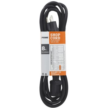 8 16/3 Black Cord