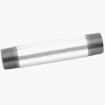 Pipe Nipple, Galvanized Steel - 3/4" x 8"