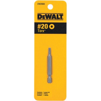 Power Bit, T20 Torx - 2"