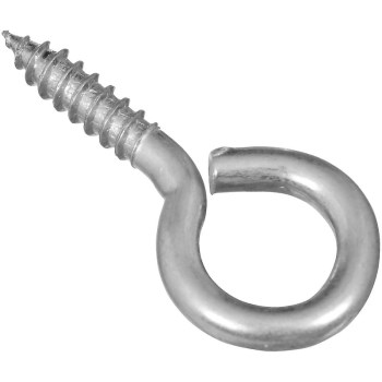 # 8 Zinc Screw Eye,  ~ 1 5/8" 