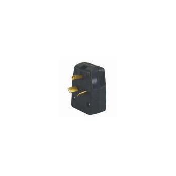 Angle Range C Plug, Ranges/Dryers - Dual Power, Black