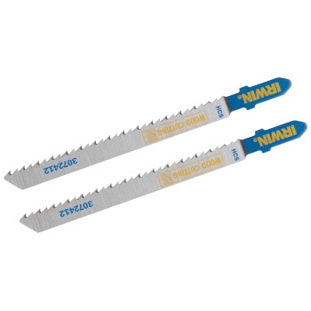 Irwin Marathon T-Shank Jigsaw Blade, 10 TPI - 4" (2-Pack)