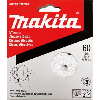 Sanding Disc - 5", 60 Grit, 5pk