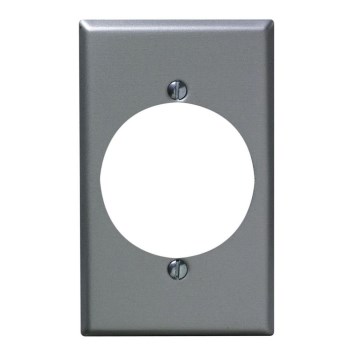 Aluminum Receptacle Wall Plate