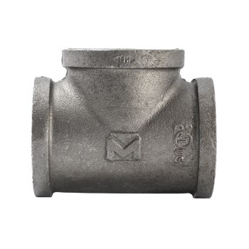 Anvil/Mueller Malleable Tee, Black - 2-1/2"