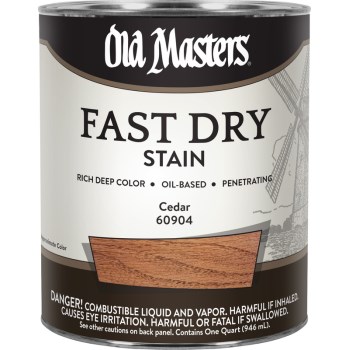 Fast Dry Wood Stain, Cedar ~ Quart