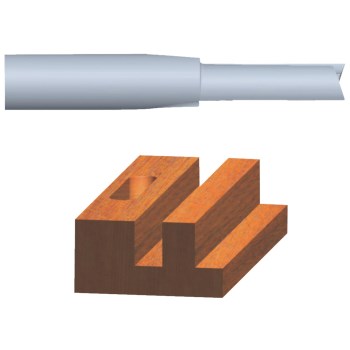 Vermont American Straight Router Bit - 1/8" x 5/16"