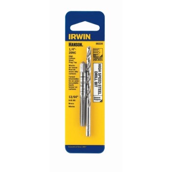 Irwin Tap and Drill Bit Set - 1/4"-20 NC