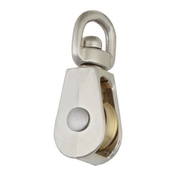 Swivel Eye Pulley, Nickel Plated - 3/4"