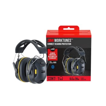 3M WorkTunes Connect Bluetooth Hearing Protector - 26 dB NRR