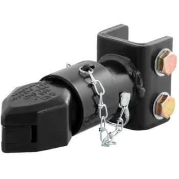 Curt Channel-Mount Coupler with Sleeve-Lock - 2", 7,000 Lb, Black