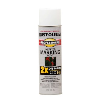 Marking Paint Spray, White, 2X Inverted