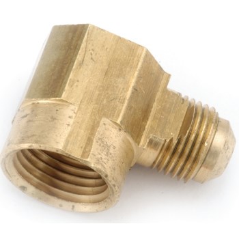 Anderson Metals Lead Free Brass Flare Elbow - 1/2" x 3/4" FPT