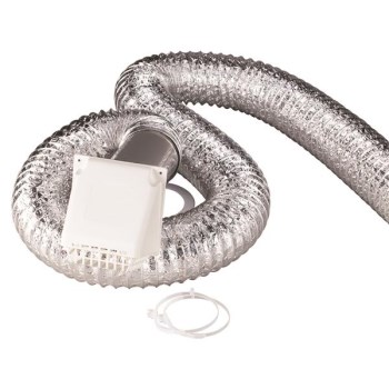 Vent Kit, White - 4" x 8 Ft