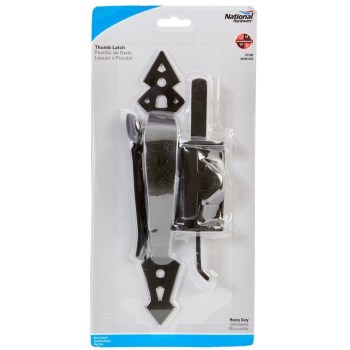 Decorative Thumb Latch for Gates & Doors ~ Black 