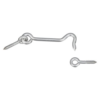 National Stainless Steel Gate Hook and Eye - 3"