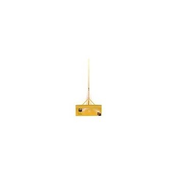 Spring Steel Snow Pusher, 24 x 12 inches Blade