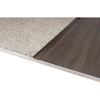 Aluminum Carpet Trim, Forest Brown ~ 72"