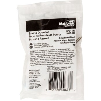 3 N Spring Door Stop