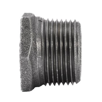 Anvil/Mueller Malleable Hex Bushing, Black - 1" x 1/2"